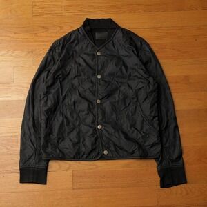 Alexander Wang Quilted Lightweight Nylon Bomber Jacket Black Women's Size L